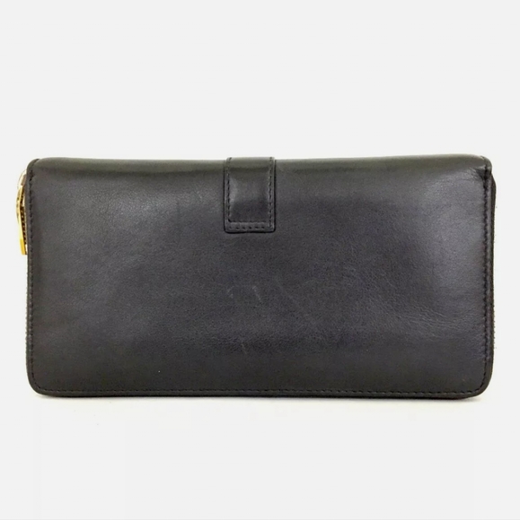 YVES SAINT LAURENT CASSANDRA LEATHER ZIP AROUND LONG WALLET/M2715 - Picture 7 of 9